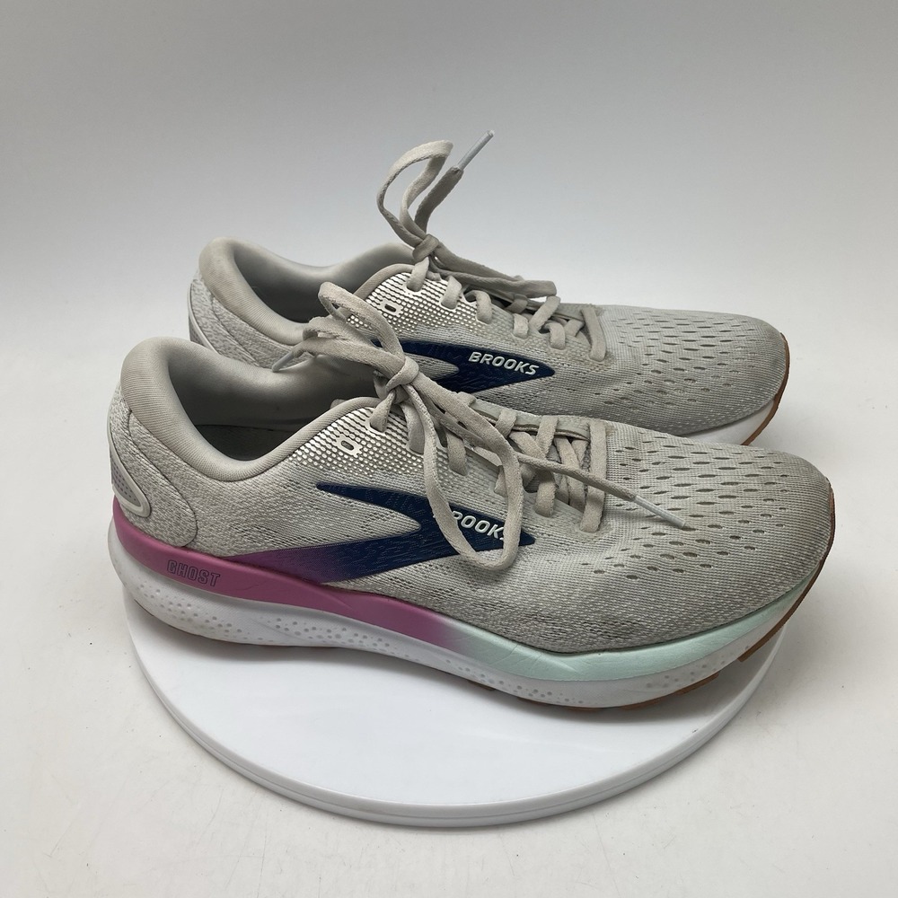 Brooks‎ Sneakers Womens 9.5 Ghost 16 1204071B175 Gray Running Athletic Gym Shoes